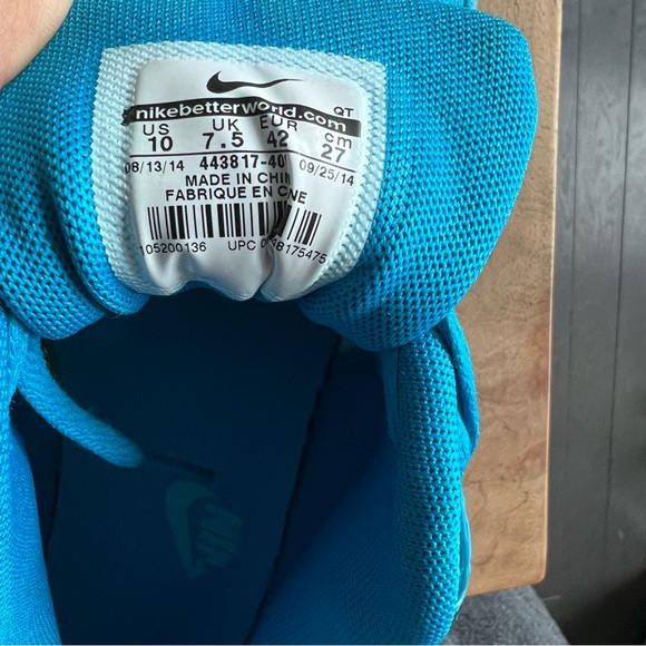 Nike Air Max 90 Premium Blue Women's Size 10 443817-401 - Picture 6 of 7